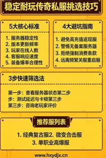 稳定耐玩传奇私服挑选技巧_2026 年实测 100% 避坑指南