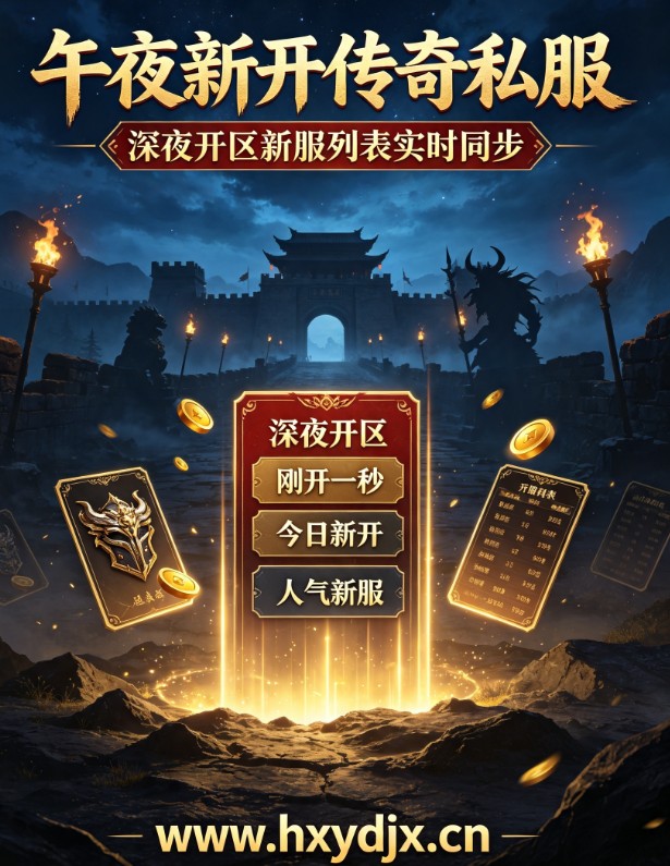 传奇私服新区新开 刚开一秒新区实时更新汇总